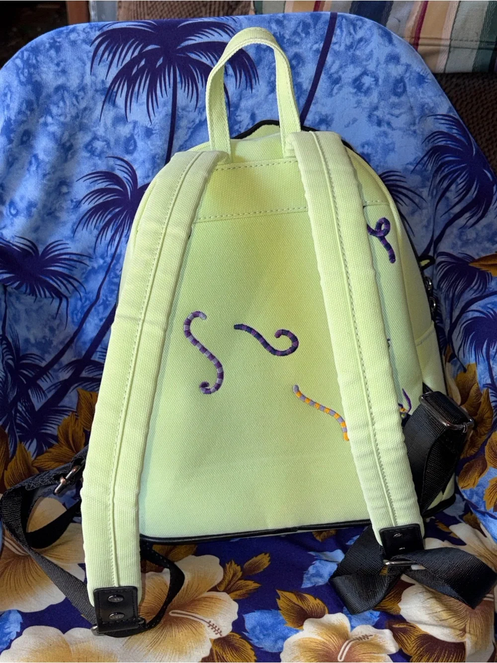 Loungefly Disney Oogie Boogie Creepy Crawlies Glow In The Dark Mini Backpack